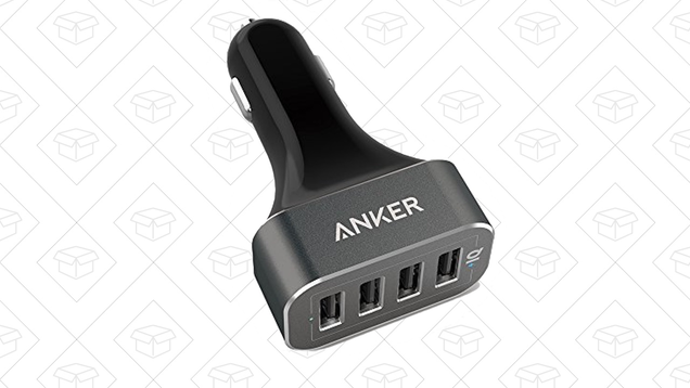 Anker PowerDrive 4 | $12 | Amazon | Promo code ANKER312